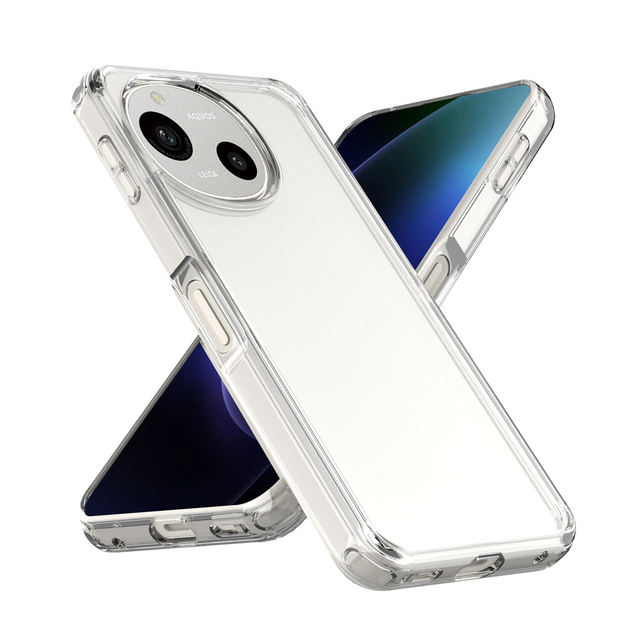 Crystal Clear Acrylic TPU Shockproof Phone Case for Sharp AQUOS Sense9 Custom Packaging