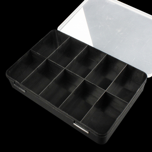 29502 Stackable Storage Box With 10 Compartments For Storage Beads Findings Small Craft Tools