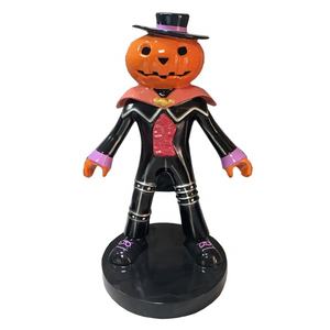 <span class=keywords><strong>Centro</strong></span> commerciale della Lobby dell'hotel decorazione di Halloween divertente gigante di Halloween in fibra di vetro zucca decorazione di caramelle scultura - Product Image 2