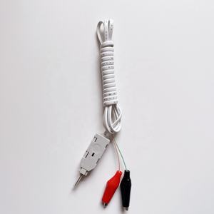 맞춤형 케이블 RJ11에서 크로네 플러그로 변환 테스트 프로브 악어 클립에서 크로네 플러그로 변환 2극 4극 테스트 코드 크로네 모듈용 테스트 케이블 - Product Image 3