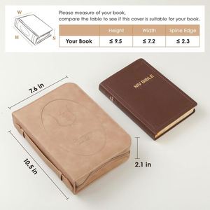 BSCI Source Factory <b>Bible</b> Bag Carrying <b>Case</b> with Floral Pattern <b>Bible</b> Cover Bag Made of PU Leather <b>for</b> Protection - Product Image 3
