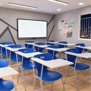 Scuola primaria aula sedia da scrivania set di mobili per la scuola e ufficio sedia per <span class=keywords><strong>studenti</strong></span> di scuola superiore sedia con la mano destra Tablet - Product Image 1