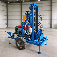 Machine de forage de puits d'eau diesel à tour basse avec système de changement de tige mécanisé pour le piegeage en usine