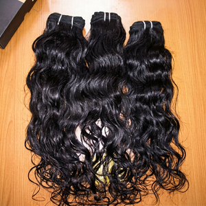 REMI HAIR Cheveux Indiens Vierges Remy de Qualité Supérieure, Provenant d'un Donneur Unique du Tamil Nadu, Extensions de Tissage 100g, Double Trame Faite à la Machine, Ondulation Naturelle - Product Image 1