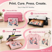 Presse à Chaud Électrique Automatique Polyvalente avec Imprimante à Plat pour l'Impression de T-shirts et de Vêtements – Nouveauté