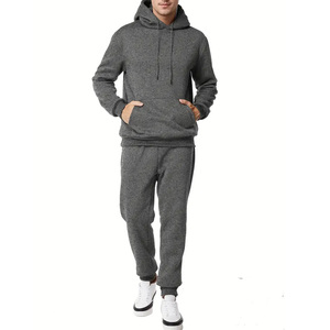 Conjunto de Sudadera con Capucha y Pantalones Deportivos Casuales Personalizados al por Mayor, Suministro Directo de Fábrica, Ropa Deportiva de Invierno para Hombre para Venta en Línea - Product Image 1