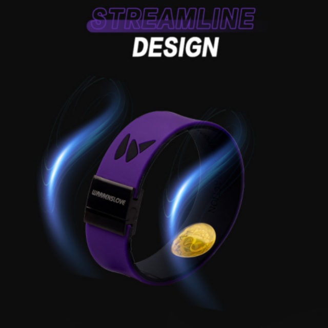 WarrensLove Upgraded Version Smart Bracelet Purple Silicone