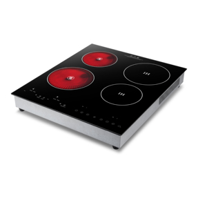 Table de cuisson à induction infrarouge combinée intégrée 2000W+2000W en verre céramique pour appareils de cuisine domestiques - Product Image 4