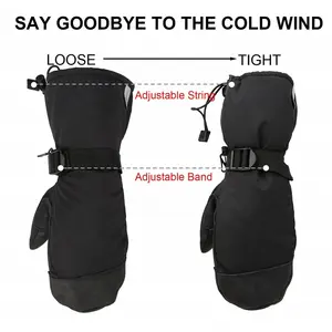 Ozero Nach Korn Leder 3m Thinsulate Wasserdichte Winter Schnee Ski Snowboard Handschuhe Fäustlinge EN511 Oem.