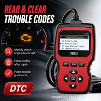 Lector de Códigos OBD2 V320 OLIVER, Conectividad Cableada para Automóviles, Detección de Fallas en el Automóvil, Herramienta de Diagnóstico de Fallas del Motor