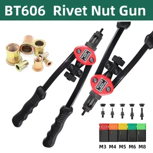 Manual Riveting <b>Tool</b> Threaded Insert Riveter Steel <b>Hand</b> <b>Tool</b> with Hex Handle and Installer for Metal Assembly - Product Image 6