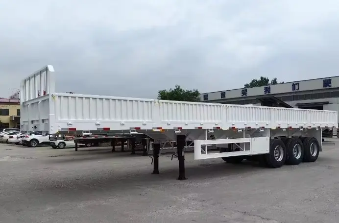 Vehicle Master Customized 60Ton 80Ton Loading Capacity Sidewall Cargo semi Truck trailer Side Wall Semi Trailer