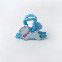 Adorable pince à cheveux à pois pour enfants ou adultes, idéale pour une coiffure mi-attachée, accessoires en tissu enveloppé de qualité supérieure
