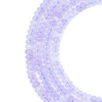 Xulin Heilkristall Natürliche Lila Amethyst Abakus-Perlen Trendige Lose Facettierte Edelsteine für DIY Schmuckherstellung