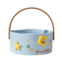 Hete Aanbieding Japanse Minimalistische Design SpongeBob SquarePants Snack Schaal Draagbare Mandje Keramische Fruit Schaal