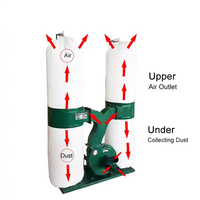 Collecteur de poussière pour machine à bois 220V/380V avec moteur 3KW, garantie 1 an, fabriqué par Core Components