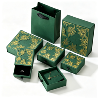 Boîte de rangement haut de gamme pour bijoux (bagues, boucles d'oreilles, colliers, broches et montres) - Écologique, étanche, réutilisable et portable