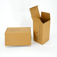Venta al por mayor de cartón corrugado reciclable tamaño personalizado logotipo planta de embalaje flor entrega cajas de envío plegable