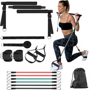 Barre de Pilates multifonctionnelle personnalisable en latex TPE avec bandes de résistance à haute élasticité pour exercices de fitness - Product Image 4