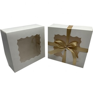 Caixas de Confeitaria para Donuts e Bolos - Atacado de Fábrica - Pronta Entrega - Branca Lisa com Abertura Automática - <span class=keywords><strong>8</strong></span> Polegadas - Product Image 4