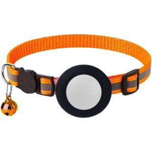 Rastreador de Collar para Mascotas GDGO, Naranja, Bluetooth, Rastreo en Tiempo Real para Gatos Pequeños, con Campana - Product Image 1