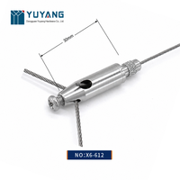 Kit de fixation au plafond réglable, séparateurs en Y, en acier inoxydable, cuivre, laiton, avec pince de câble YUYANG
