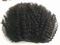 Extension de cheveux afro naturels crépus — jk, cheveux humains bouclés, queue de cheval, avec clip, meilleure vente, pour femmes, 2022