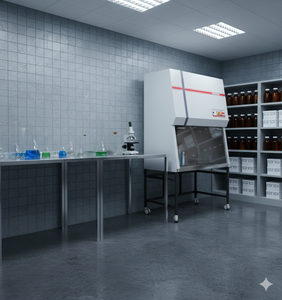 Gabinete de flujo de aire laminar vertical Mac Pro, equipo de laboratorio de acero, equipo de limpieza de aire de nueva condición - Product Image 2