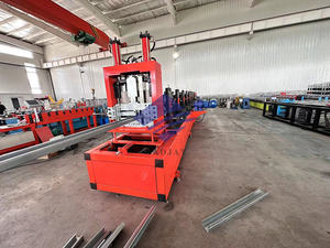 Full Automatic 80-300mm Width and Height Interchangeable CZ cu M <b>Purlin</b> Roll Forming <b>Machine</b> - Product Image 2