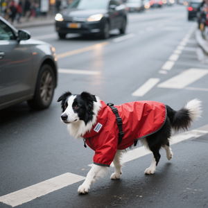 Chaqueta de lluvia de poliéster Joymay OEM/ODM para animales grandes para el verano para Labrador Golden Retriever pastor alemán razas de perros Husky - Product Image 2