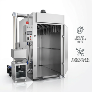 Fumoir à viande automatique à bois, fumoir solaire pour poisson, four de fumage super grande capacité, machine à fumer saucisses, poulet, <span class=keywords><strong>jambon</strong></span> - <span class=keywords><strong>Prix</strong></span> - Product Image 4