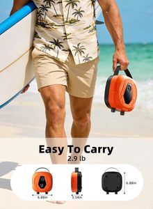 Bomba de 50 PSI Portátil, Recargable, con Apagado Automático y Desinflado para Tablas de Paddle/SUP, Neumáticos de Coche, Embarcaciones Inflables y Kayaks de Alta Capacidad - Product Image 4