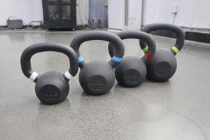 Juego <span class=keywords><strong>de</strong></span> Pesas Rusas <span class=keywords><strong>de</strong></span> Hierro Fundido con Recubrimiento <span class=keywords><strong>de</strong></span> Competición para <span class=keywords><strong>Gimnasio</strong></span>, <span class=keywords><strong>Material</strong></span> <span class=keywords><strong>de</strong></span> Acero con Recubrimiento en Polvo - Product Image 2