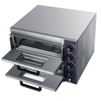 2025 penjualan terbaik performa tinggi Oven panggang Pizza tombol dek Tunggal Oven bernilai tinggi