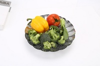 Offre Spéciale pliable rétractable plaque à vapeur panier à vapeur en acier inoxydable pliable panier à vapeur de légumes en acier inoxydable