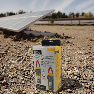 Pince ampèremétrique numérique solaire professionnelle Fluke 393FC 1500V True-RMS pour courant, résistance, fréquence, diode – Optimisée pour l'énergie solaire - Product Image 5