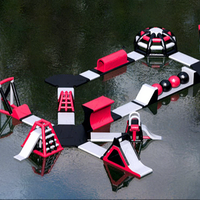 Équipement d'amusement de parcours d'obstacles de sports nautiques flottants de haute qualité grand parc aquatique gonflable