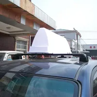 Schede pubblicitarie su auto top LED light taxi top pubblicità light box montaggio magnetico