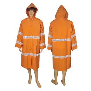 <span class=keywords><strong>Chubasquero</strong></span> de poliéster PVC resistente personalizado de fábrica para hombres <span class=keywords><strong>Chubasquero</strong></span> de PVC impermeable para trabajo al aire libre - Product Image 5