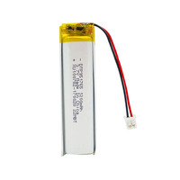 Baterai Lithium Polymer 3.7V 1200mAh NTC -20 Bentuk Strip Panjang yang Dapat Disesuaikan ℃ ~60 ℃   Baterai Lipo KC CB IEC untuk Sikat Gigi Elektrik