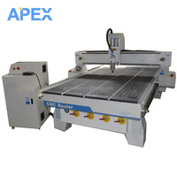 APEX 1325 Single 3D Wood CNC Router Máquina automática de corte Paneles acústicos ranurados Venta al por menor con motor de engranajes de gran oferta
