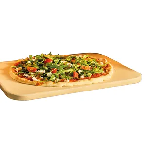 재고 가능 마크 다운 세일 코디 에라이트 피자 스톤 그릴 액세서리 공장 직판 피자 오븐 용 이중 사용 피자 스톤