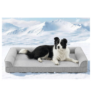 Cama refrescante para perros con funda extraíble, sofá ortopédico para mascotas para el verano, cama ortopédica para cachorros con espuma viscoelástica, sofá grande para mascotas, cama refrescante para perros - Product Image 1