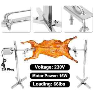 <span class=keywords><strong>Motor</strong></span> de ahumador de barbacoa Dese, Kit de parrilla rotativa de acero inoxidable con <span class=keywords><strong>motor</strong></span> de Metal de parrilla de pellets <span class=keywords><strong>para</strong></span> máquina de parrilla de diferentes tamaños - Product Image 3