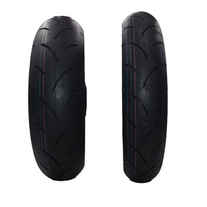 Ruota Super Motore da 12 Pollici 2.50-12 con Cerchione Anteriore <span class=keywords><strong>e</strong></span> Pneumatico Stradale 90/90-12 <span class=keywords><strong>e</strong></span> Ruota Posteriore 3.00-12 con Pneumatici Stradali 120/70-12 - Product Image 2