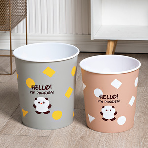 Yimei Trash Can 4L And Below Cylindrical Open Top For Bathroom Kitchen Living Room - Product Image 2