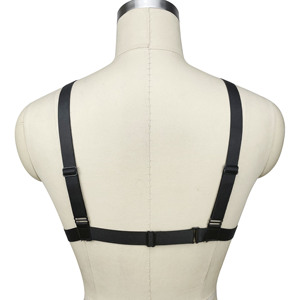 Ensemble de Lingerie Punk gothique pour femmes Harnais complet Pentagramme Soutien-gorge cage Élastique Festival Rave Photographie Danse <span class=keywords><strong>Appa</strong></span> - Product Image 4
