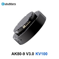 CubeMars AK80-9 V3.0 KV100 22Nm Actionneur Robotique à Couple Élevé Moteur d'Articulation Robotique pour Exosquelette Robot à Jambes