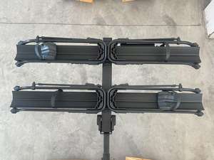 Portador de bicicletas Premium 2 adecuado para bicicletas eléctricas, protección <span class=keywords><strong>antirrobo</strong></span>, para 2 bicicletas, para enganche de remolque, negro - Product Image 5