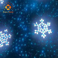 ANPU 3D LED Riesen Weihnachts baum Lichter Programmier bare RGB Straßen beleuchtung im Freien zeigt DMX Music Sync Motiv Lichter für den Urlaub